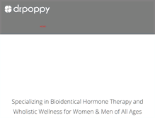Tablet Screenshot of drpoppy.com